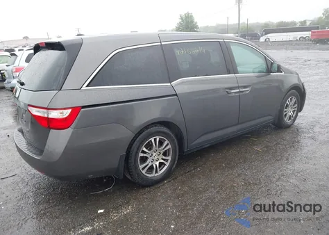 2013 Honda Odyssey Ex-L из США, поврежденный, VIN 5FNRL5H65DB055023
